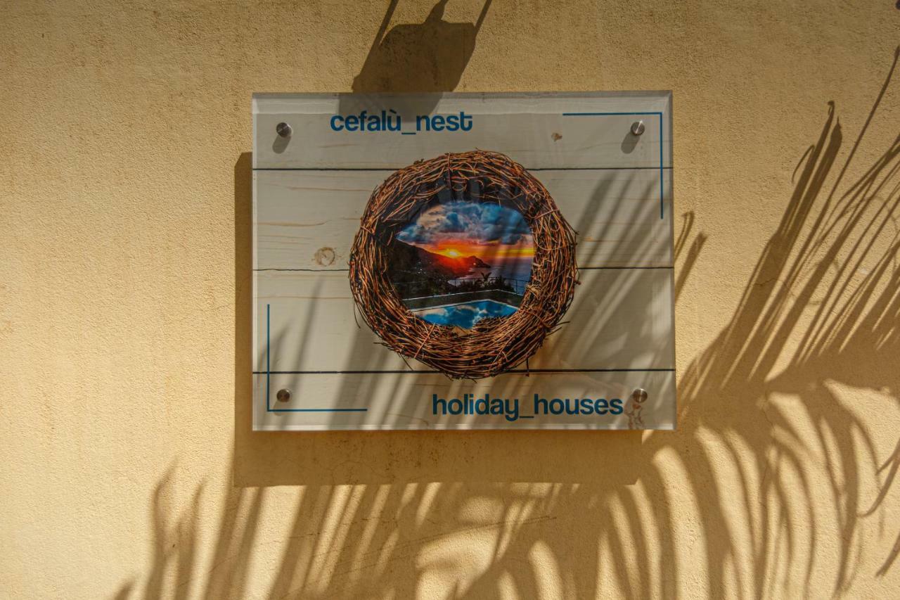 Cefalu Nest Pool House Terrace Sea View Exterior foto